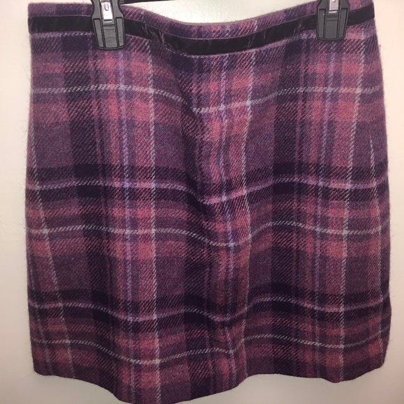 Banana Republic purple wool skirt - Picture 1 of 6
